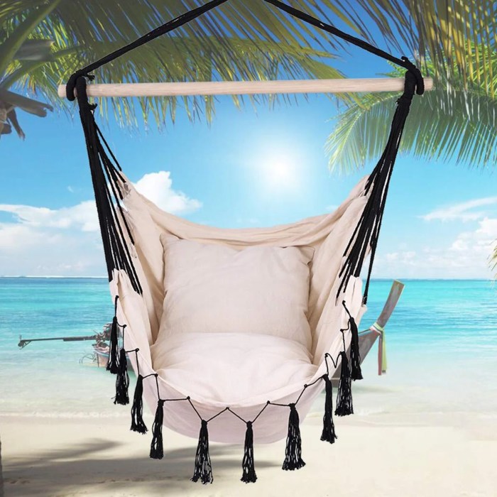 Comfortable hammock chair for backyard relaxation