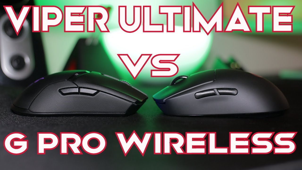 Logitech G Pro WirelessとRazer Viper Ultimateの比較レビュー